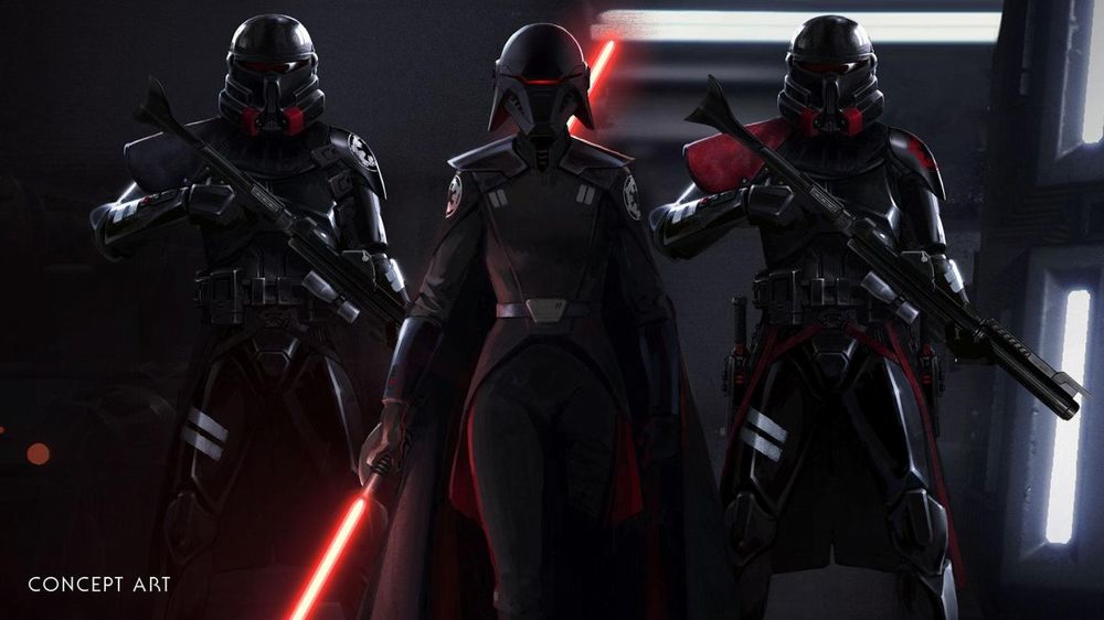 Purge Trooper e Second Sister in Star Wars Jedi: Fallen Order